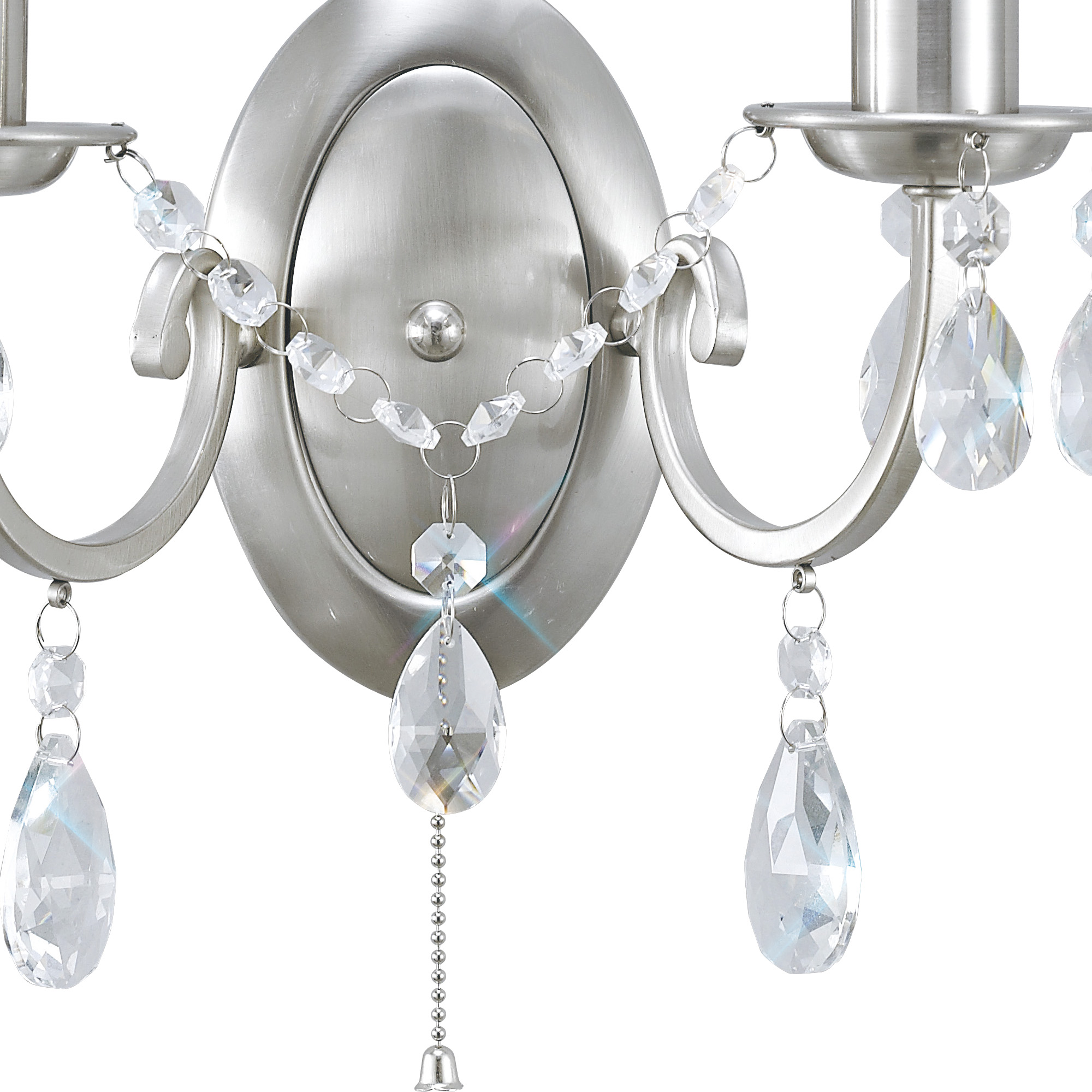 IL30972  Kyra Crystal Switched Wall Lamp 2 Light
